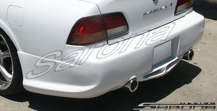 Custom Nissan Maxima  Sedan Rear Bumper (1995 - 1999) - $590.00 (Part #NS-030-RB)